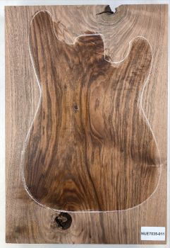 Body European Walnut AA, 1-pc. Unique-Piece #011
